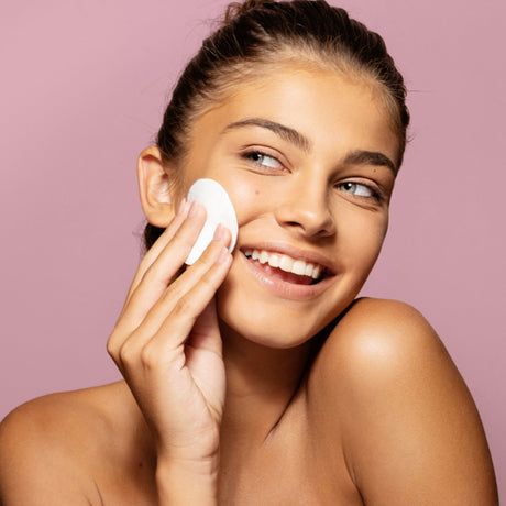 Body Boom Face Boom Cleansing Micellar Water With Green Tea & Trehalose - product displayed with its packaging on a dark background