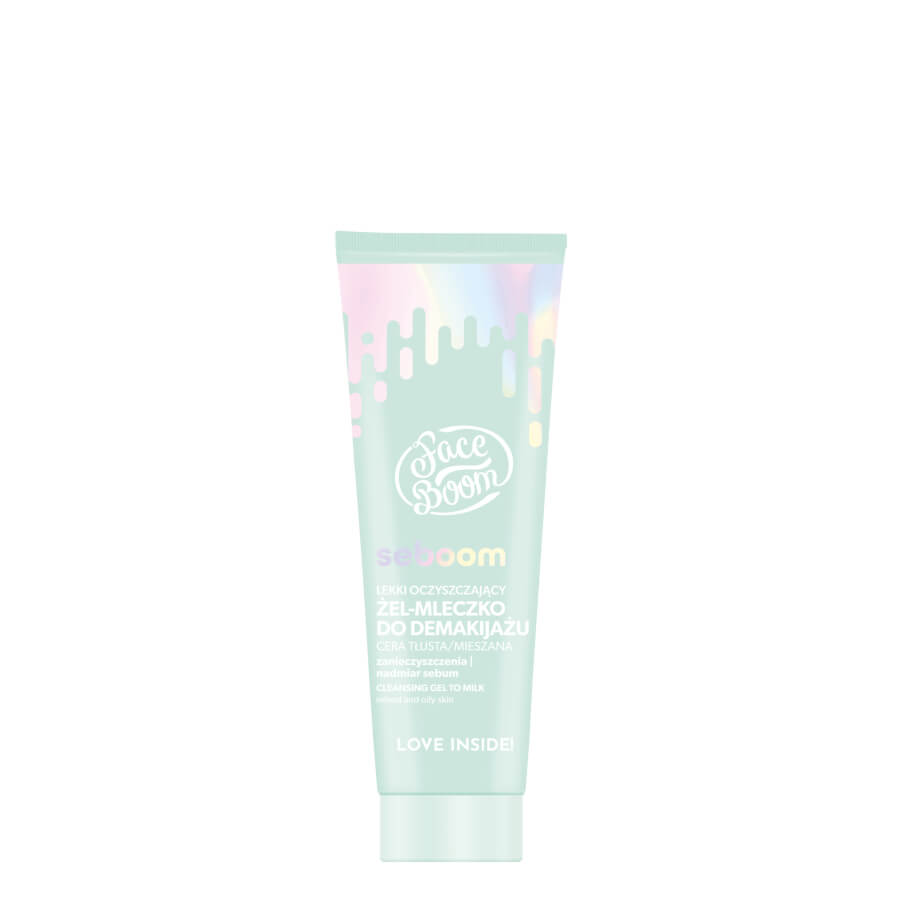 Body Boom Face Boom Light Cleansing Makeup Remover Gel-To-Milk - isolated on a white background