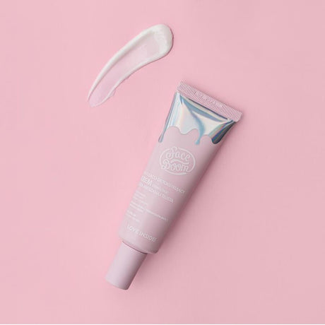Body Boom Face Boom Mattifying & Detoxifying Face Cream - shade swatches shown beside the product