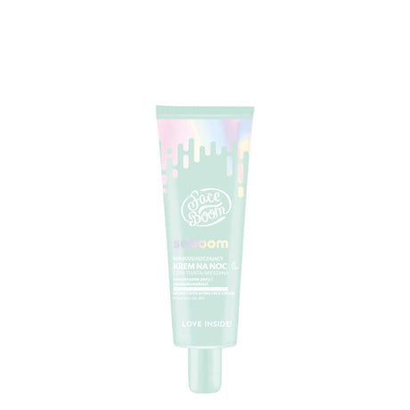 Body Boom Face Boom Microexfoliating Night Cream Oily & Combination Skin - retail packaging on a white background