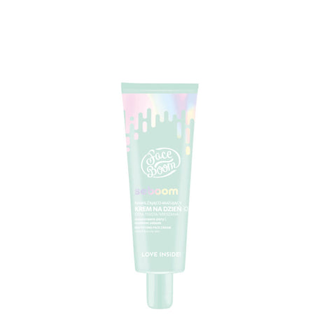Body Boom Face Boom Moisturising & Mattifying Cream Oily & Combination Skin - retail packaging on a white background