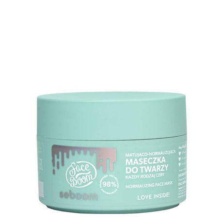 Body Boom Face Boom Normalising Face Mask Oily & Combination Skin - face mask container displayed on a white background