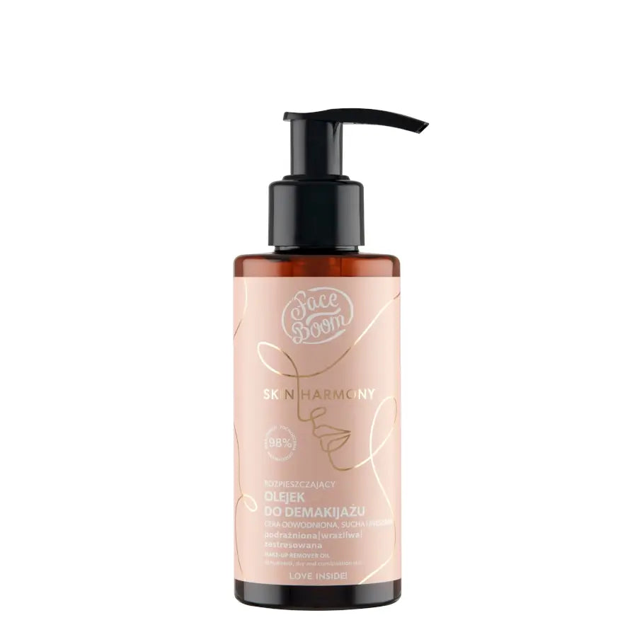 Body Boom Face Boom Skin Harmony Makeup Remover Oil - isolated on a white background