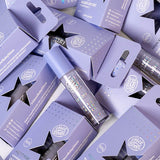 Body Boom Face Boom Superstar Regenerating Lip-Plumping Oil - product presentation on a dark background