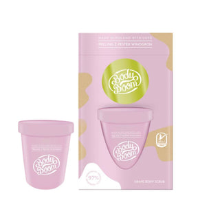 Body Boom Grape Body Scrub - isolated on a white background