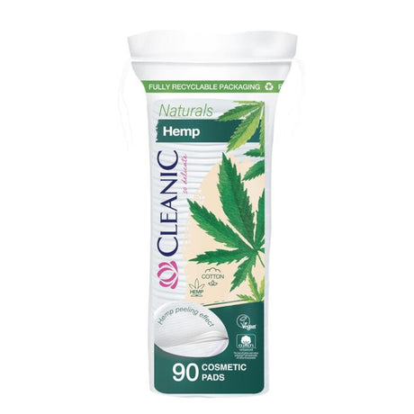 Cleanic Naturals Hemp Peeling Effect Cosmetic Pads - isolated on a white background