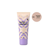 Eveline Better Than Perfect Moisturising & Covering Foundation - 04 Natural Beige - foundation container isolated on a white background