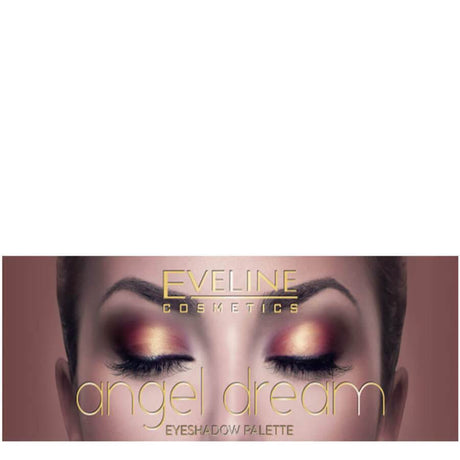 Eveline Eyeshadows Palette Angel Dream - shade swatches shown beside the product