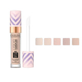 Eveline Liquid Camouflage Waterproof Concealer - shade swatches shown beside the product