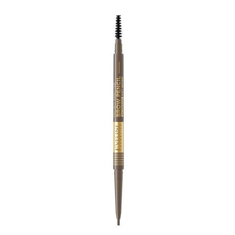 Eveline Micro Precise Eyebrow Pencil - 02 Soft Brown - isolated on a white background