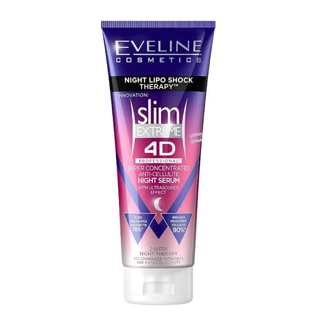 Eveline Night Cellulite Serum - Slim & Firm Skin - isolated on a white background