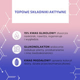 Eveline Peel Shot 15% Glycolic Acid & Mandelic Acid Smoothing Active Ingredients