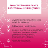 Eveline Serum Shot Multi Peptides & Collagen Serum Rejuvenation - finished result shown on a model's face