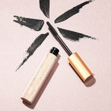 Eveline Sexy Eyes Volume Length & Lift Black Mascara - product presentation on a dark background