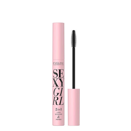 Eveline Sexy Girl 2in1 Lash Boost & Primer Black - isolated on a white background