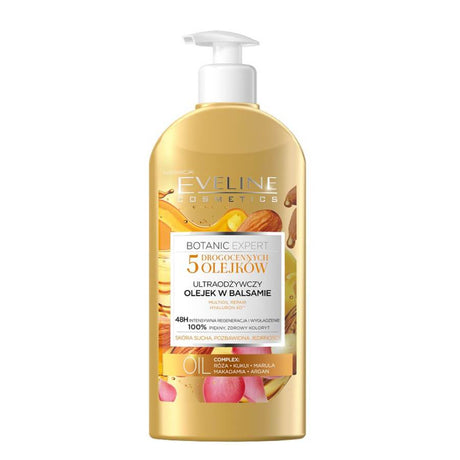 Eveline Ultra Nourishing Body Oil in Lotion - isolated on a white background