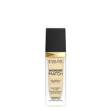 Eveline Wonder Match Foundation Satin Finish - 01 Ivory - foundation container isolated on a white background