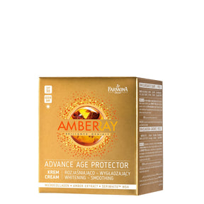 Farmona Amberray Advance Age Protector Face Cream - retail packaging on a white background