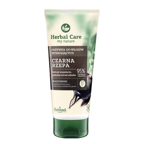 Farmona Black Turnip Conditioner Anti Hair Loss - retail hair-care container isolated on a white background