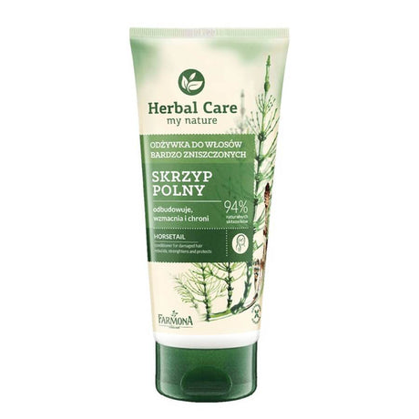 Farmona Horsetail Conditioner Very Damaged Hair - retail hair-care container isolated on a white background