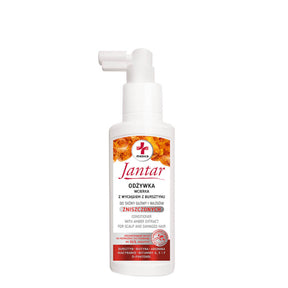 Farmona Jantar Medica Scalp & Hair Conditioner with Amber Extract - retail hair-care container isolated on a white background
