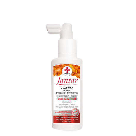 Farmona Jantar Medica Scalp & Hair Conditioner with Amber Extract - retail hair-care container isolated on a white background