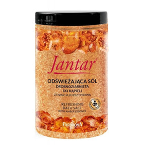 Farmona Jantar Refreshing Bath Salt with Amber Essence - isolated on a white background