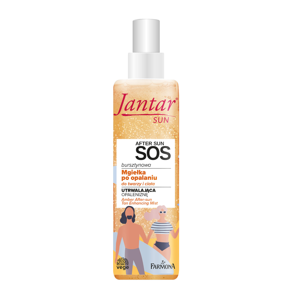Farmona Jantar Sun Amber After-Sun Tan Enhancing Mist - isolated on a white background