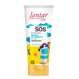 Farmona Jantar Sun Amber Moisturising After Sun Lotion - arranged with the included components on a white background