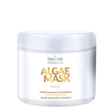Farmona Professional Algae Face Mask with Vitamin C - open cosmetic jar with its lid on a white background
