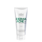 Farmona Professional Derma Acne+ Cleansing Facial Mask - open cosmetic jar with its lid on a white background