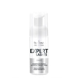 Farmona Professional Expert Lashes Face & Eyelash Foam Shampoo - arranged with the included components on a white background