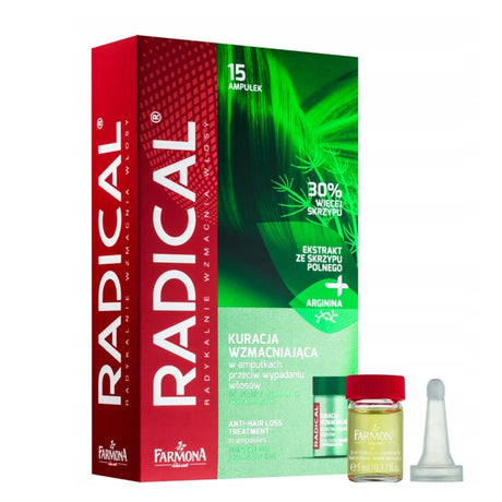 Farmona Radical Ampoule Treatment Anti Hair Loss - isolated on a white background