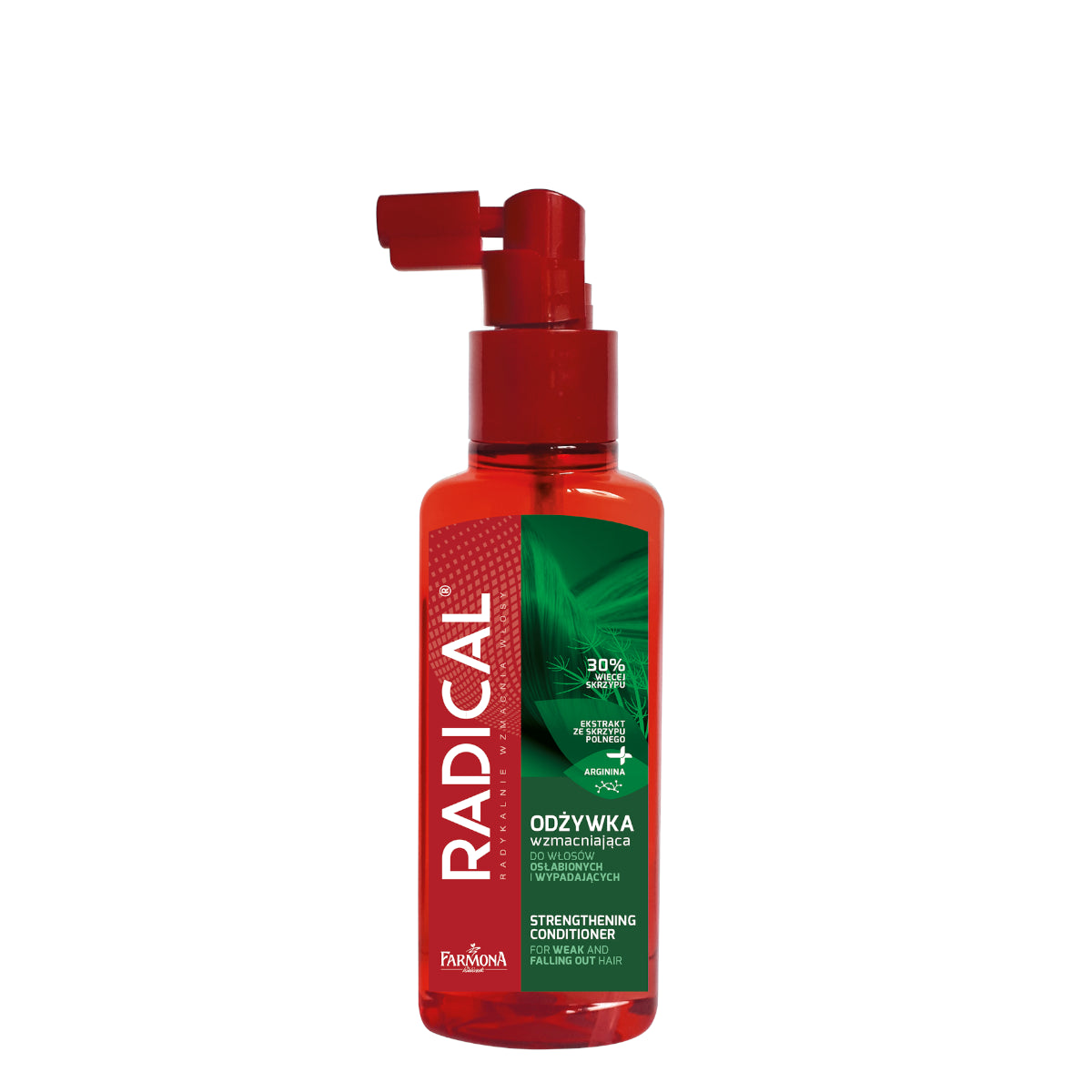 Farmona Radical Strengthening Conditioner Weak & Falling Out Hair - retail hair-care container isolated on a white background