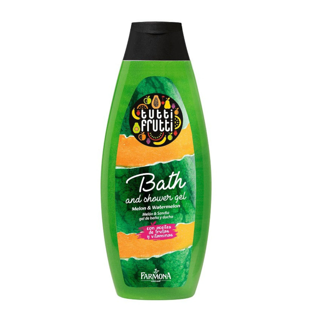Farmona Tutti Frutti Bath & Shower Gel Melon & Watermelon - isolated on a white background