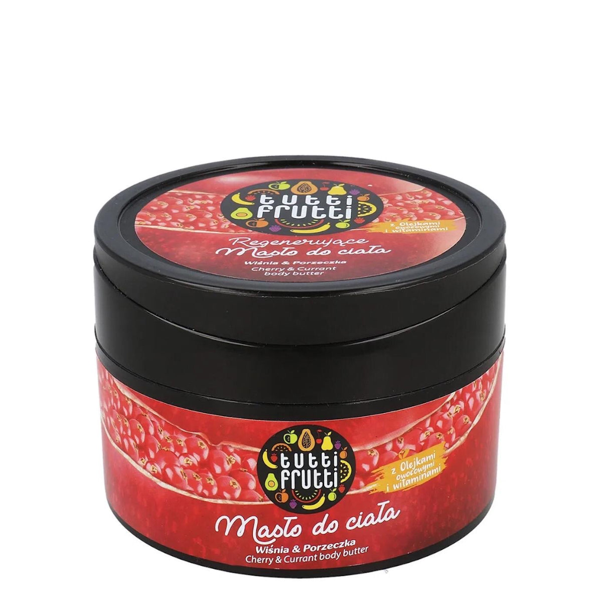 Farmona Tutti Frutti Body Butter Cherry & Currant - isolated on a white background