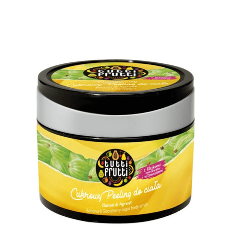 Farmona Tutti Frutti Sugar Body Scrub Banana & Gooseberry - isolated on a white background