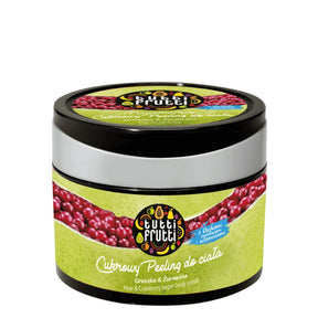 Farmona Tutti Frutti Sugar Body Scrub Pear & Cranberry - isolated on a white background
