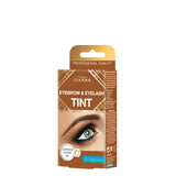 Joanna Henna Cream Eyebrow & Eyelash Tint - Light Brown - retail packaging on a white background