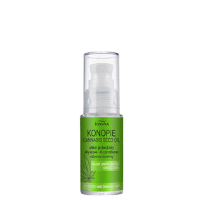 Joanna Leave In Nourishing Silk Hair Elixir - retail hair-care container isolated on a white background