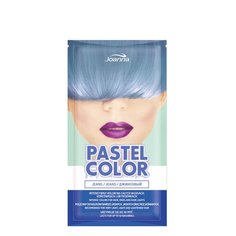 Joanna Pastel Color Colouring Hair Shampoo - Jeans Pastel - isolated on a white background