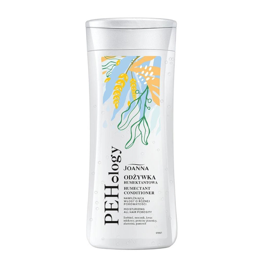 Joanna Pehology Humectant Moisturising Hair Conditioner - retail hair-care container isolated on a white background