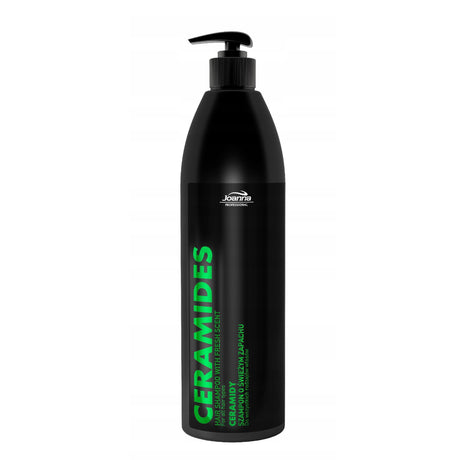 Joanna Professional Ceramides Shampoo with Fresh Scents - retail hair-care container isolated on a white background