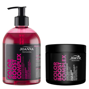 Joanna Professional Color Boost Complex Colour Toning Set - retail hair-care container isolated on a white background
