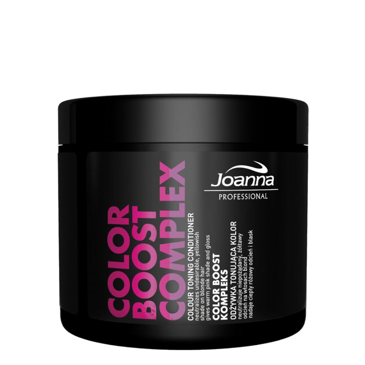 Joanna Professional Color Boost Complex Colour Toning Set - retail hair-care container isolated on a white background