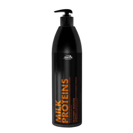 Joanna Professional Milk Proteins Shampoo for Dry & Damaged Hair - retail hair-care container isolated on a white background