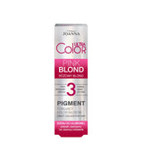 Joanna Ultra Color Pink Blond Hair Pigment - shade swatches shown beside the product