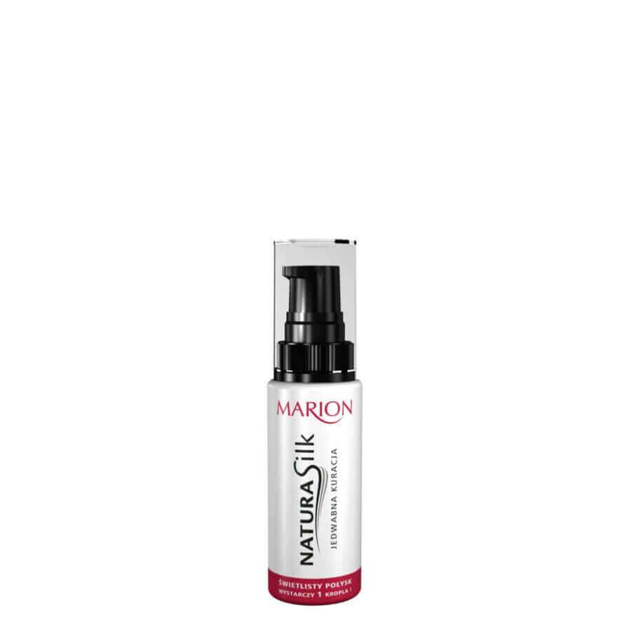 Marion Natura Silk Hair Therapy - 50ml - retail hair-care container isolated on a white background
