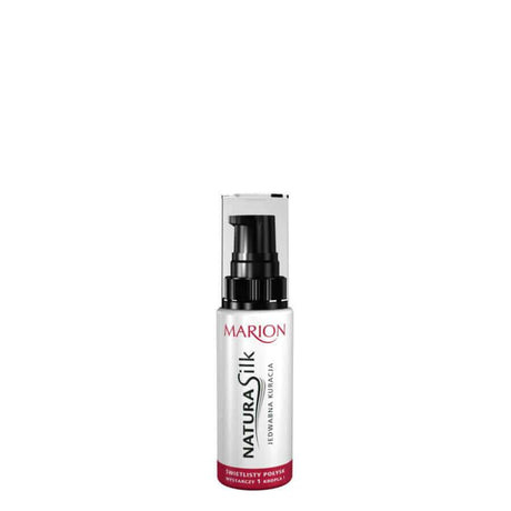 Marion Natura Silk Hair Therapy - 50ml - retail hair-care container isolated on a white background