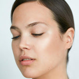 Miya Cosmetics BEAUTYlab Face Serum with Prebiotics - finished result shown on a model's face